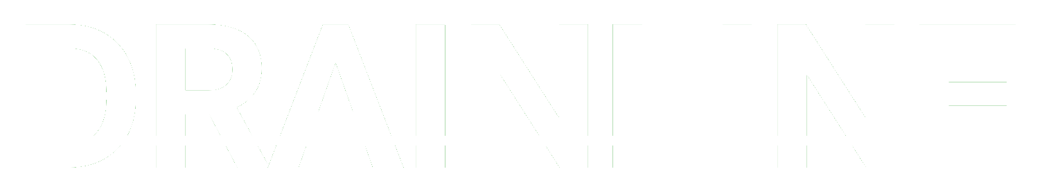 Drainline logo white
